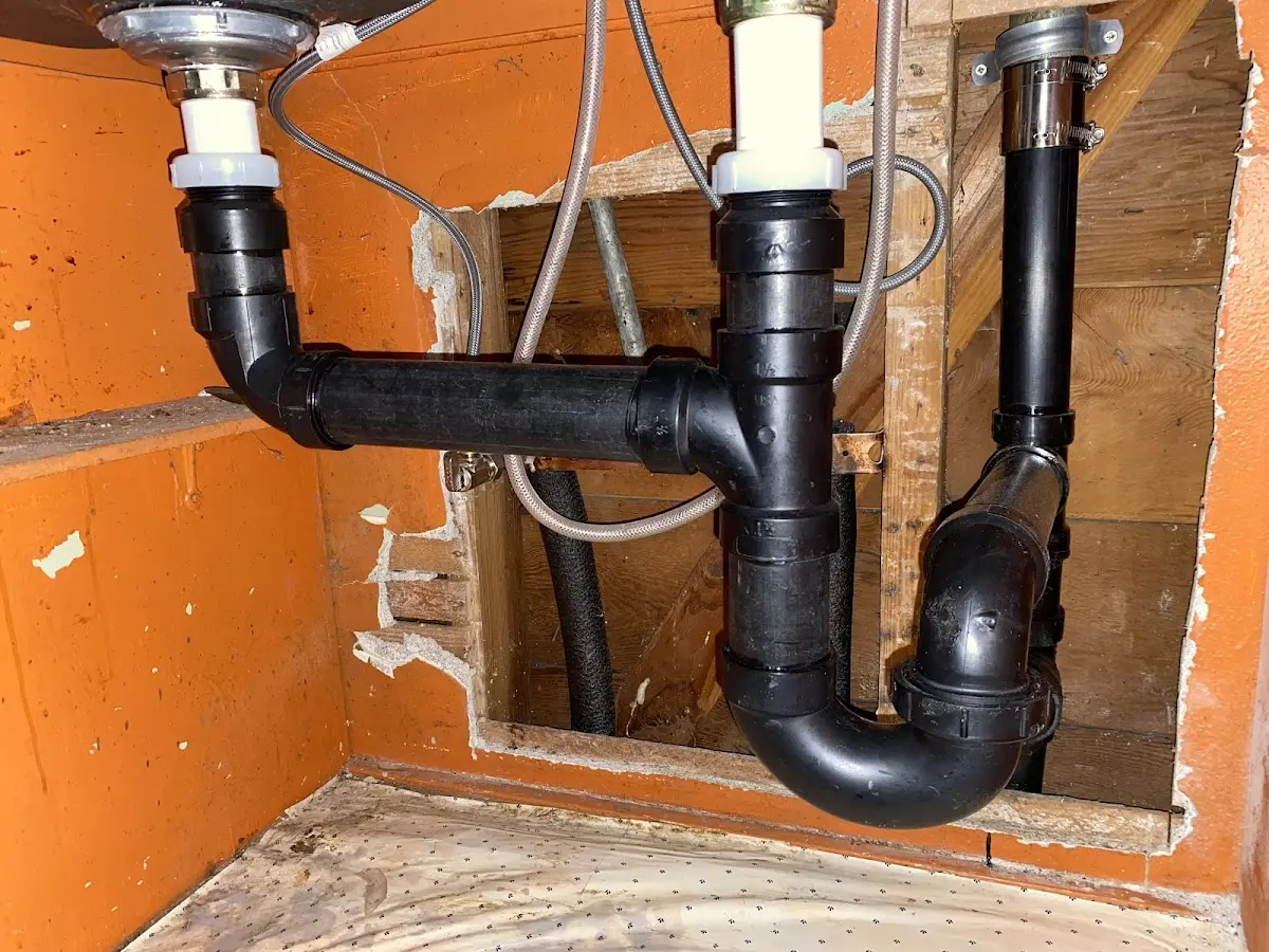 Professional Repiping Services equipment and tools on the job in Cloverdale